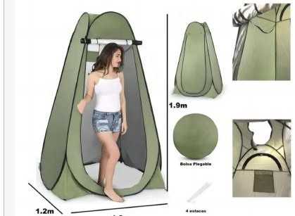 Carpa tienda vestidor camping