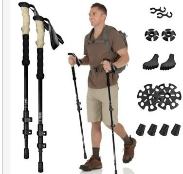 Bastones de trekking ajustables